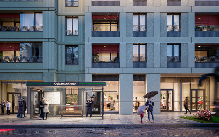 Wizualizacja inwestycji mieszkaniowej Epika Jeżyce w Poznaniu
