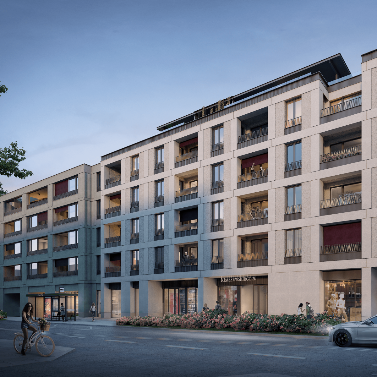 Візуалізація інвестиції Epika Jeżyce у Познані з новими квартирами на продаж