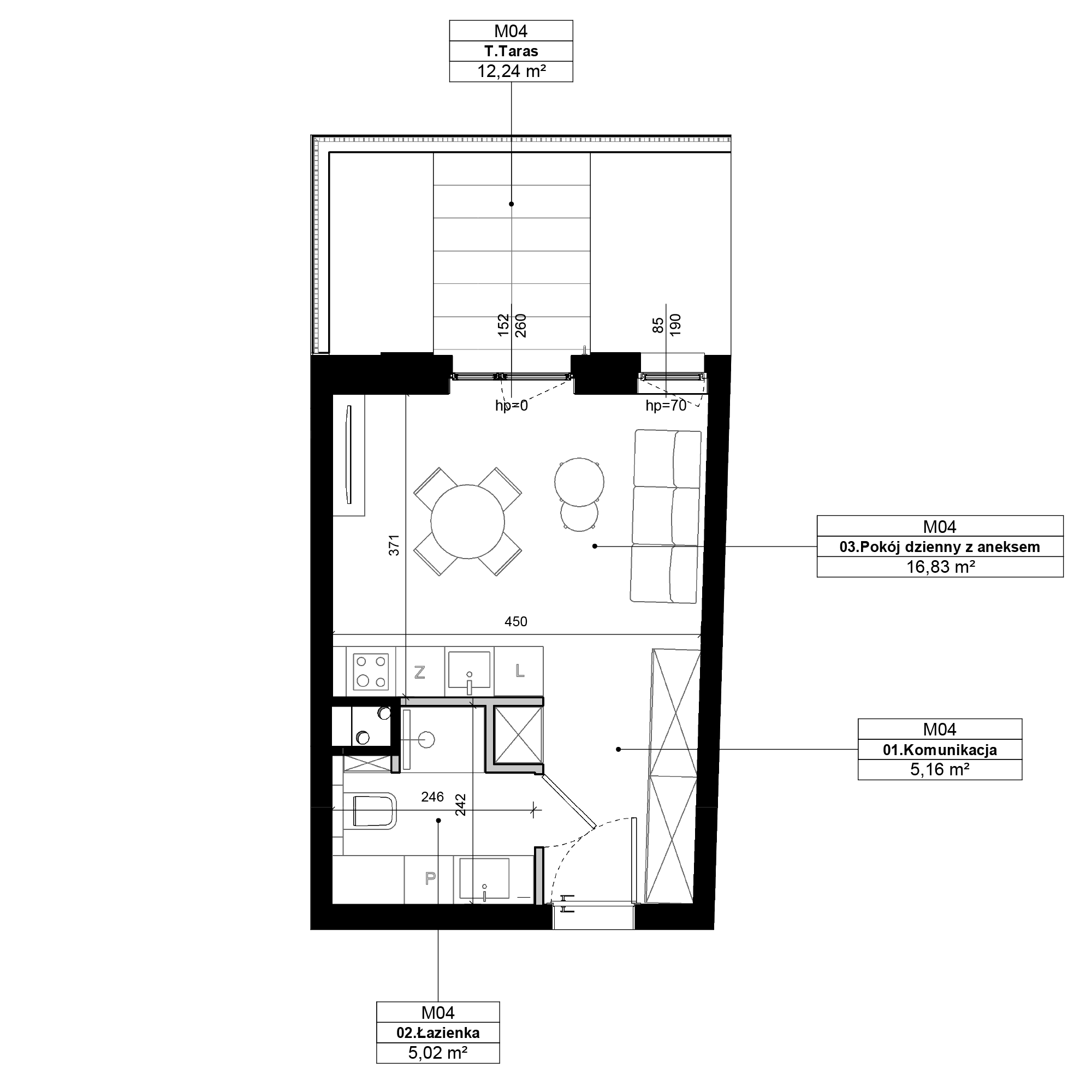 Epika Jeżyce Poznań mieszkanie deweloperskie na  parterze z 1 pokojem