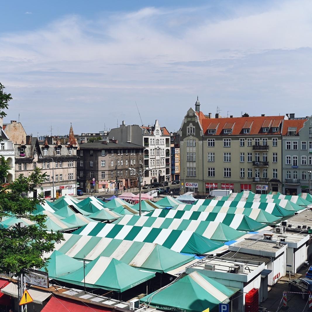 Zdjęcie dzielnicy Jeżyce w pobliżu nowej inwestycji deweloperskiej Epika Jeżyce w Poznaniu